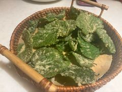 径山香炸桑叶-径山十八道·风味民间菜(华夏之心店)