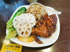 瑞士汁鸡翅糯米饭配马蹄爽-昇记肠粉王(福华路店)