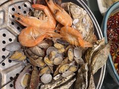 -海派美食·家宴海鲜青岛菜·石锅鲽鱼头(东方城店)
