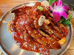 -明洞阿姨·韩式酱蟹烤肉·创意料理(三元桥店)