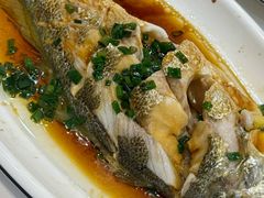 葱油大黄鱼-金海湾海鲜排档(朱家尖店)