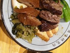 狮头牌鹅肉拼大肠饭-狮头牌卤味研究所·卤味饭(花城汇南区店)