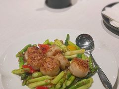 自家制XO酱炒蜜豆带子-三号黄浦会Canton Table