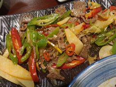 酸木瓜炒牛肉-紫滇源云南生态菜(丹凤街店)