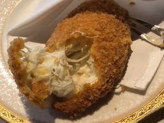 焗蟹盖-唐阁(香港朗廷酒店)