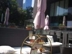 -深圳温德姆至尊酒店·大堂吧·户外花园