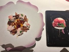 松叶蟹香草油醋汁配无花果-量子制造·元创意料理(李公堤店)