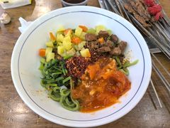 油泼菠菜面-秦君宝手擀菠菜面(金花路店)