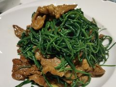 沙葱炒羊肉-巴扎美食·新疆菜·西域歌舞表演餐厅(新疆大厦店)