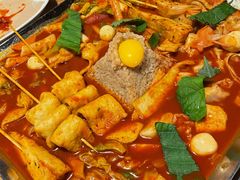 鱼饼火山炒年糕-包装马车·韩国料理·포장마차