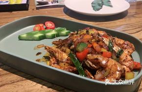 Singapore Black Pepper Shrimp