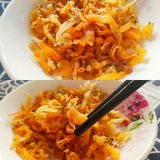 香煎小银鱼配白米粥，吃到停不下来！