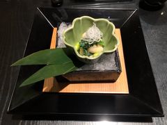 清酒煮虾配醋味味增-西村日本料理(香格里拉饭店)