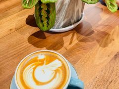 拿铁-游心咖啡(青山红坊店)