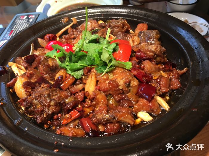 陶德砂锅(蜀汉路店)野菌干锅鸡图片