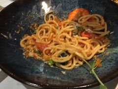 鲜茄茸大虾配马斯卡朋意大利面-BE BRIGHT KITCHEN(正佳广场店)