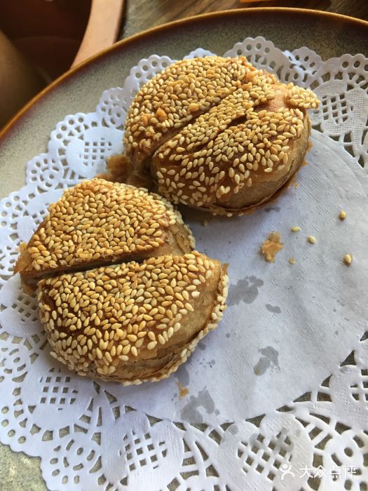 京涮铜锅涮肉(华贸店)京涮芝麻烧饼图片