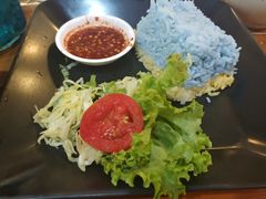 -蝶豆花蓝面条