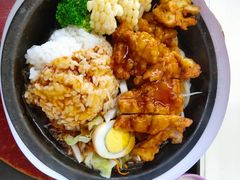 铁板照烧鸡排饭-清华大学-观畴园餐厅