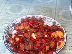辣子鸡-北大地皖峰饭馆
