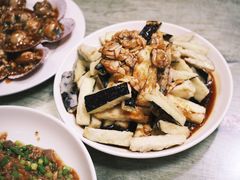 蛤蜊肉拌茄子-华春餐馆(鱼山路店)