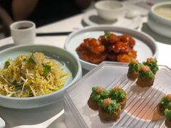 高山娃娃菜伴蜇皮（例）-在前门·烤鸭北京菜(五月花广场店)