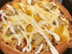 咸蛋黄鸡肉薯薯比萨-必胜客(东大桥店)