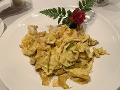 香葱圣子煎蛋-上海1号私藏菜(静安店)