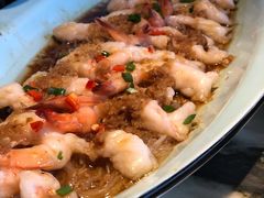 金银蒜蒸凤尾虾-绿茶餐厅(成都大悦城店)