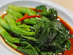 白灼廣東芥蘭-香港池仔记肠粉王(博多新记襄阳南路店)