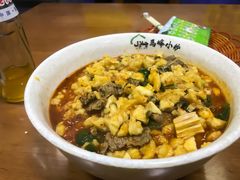 优质生肉小炒加蛋-清真馬峰小炒泡饃