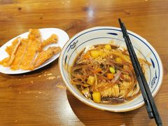 葱炒鳝糊面-爱家面馆(常州总店)
