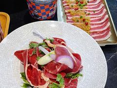 鲜拌牛肉-秦炉烤肉(财富中心店)