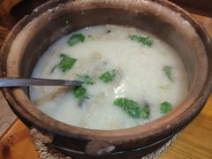 干贝肉饼粥-金穗园·砂锅粥.醉鸡煲火锅(长寿路店)
