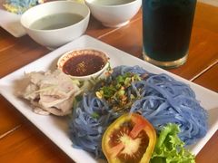 -蝶豆花蓝面条