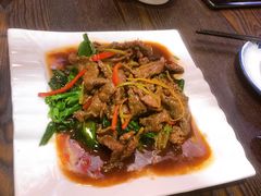 潮汕沙茶牛肉炒芥兰-大洋家·精品潮汕菜·生腌砂锅粥(天河东路店)