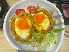 酥炸猪肉裹温泉蛋-胜博殿日式炸猪排(西红门店)