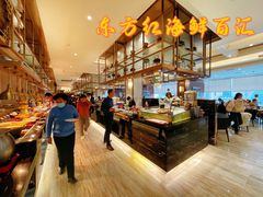 自助取餐区-东方红海鲜百汇(国际大厦店)