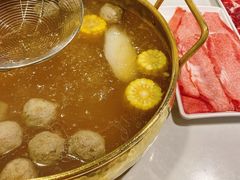 手锤牛肉丸锅底-食潮汕头鲜牛馆(望京保利店)