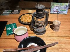 餐具摆设-马灯部落·西湖边的创意山景餐厅(虎跑动物园店)