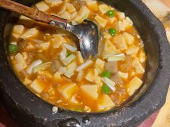 石锅鸡汤豆腐-绿茶餐厅