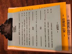 菜单-RAC BAR(安福路店)