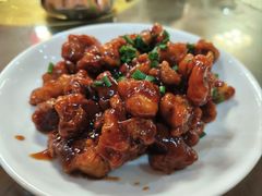 糖醋里脊-芦茨金富饭庄·25年老字号·专做稻草鸡
