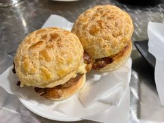 鸡扒芝士蛋菠萝包-颓记茶餐厅(美景总店)