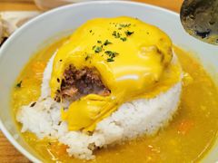 芝士牛肉汉堡咖喱饭-红小满休闲餐厅(十全街店)