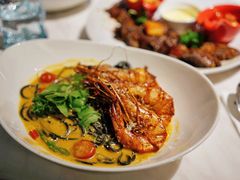 墨西哥BBQ虾墨鱼意面-Gray Whale 灰鲸餐厅(北美N1店)