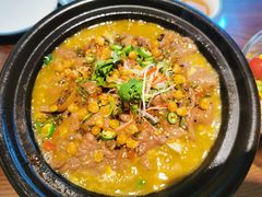 烧椒豆花牛柳-小六汤包砂煲菜(文景路店)