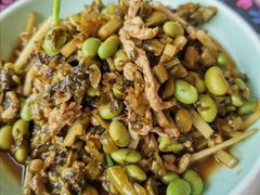 毛豆炒肉丝-庆余楼·用心与食材·特色菜&灶头面(仙蠡墩店)