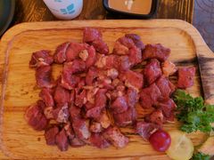 羊腿味疙瘩肉-四斤烤肉(东戴河孟家店)