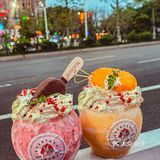 福州🔥这家火锅店的甜品好出圈泡菜坛子奶茶🍧绝了！